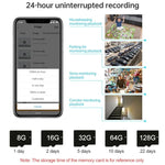 T23 2288 x 1288P Full HD Solar Powered WiFi Camera, Support PIR Alarm, Night Vision, Two Way Audio, TF Card - Trustpick