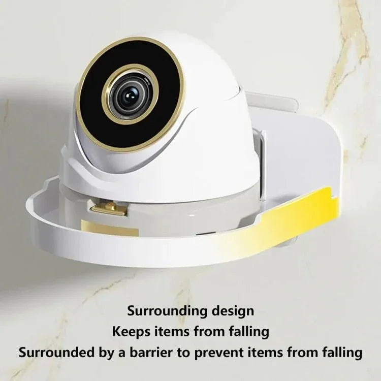 Traceless Wall Mounted Camera Bracket Home No - Punch Surveillance Rack Router Shelf - Trustpick