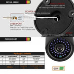 TV - 635H2/A IP66 Waterproof 1920x1080P AHD Camera, 1/2.7 inch 2MP CMOS Sensor Lens, Motion Detection, 20m IR Night Vision, CE & RoHS Certificated - Trustpick