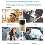 VESAFE Home VS - M2 HD 720P Security Camera Smart WiFi Video Doorbell Intercom, Support TF Card & Night Vision & PIR Detection APP for IOS and Android - Trustpick