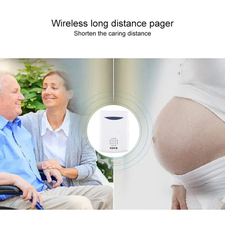 VOYE V006B Home Music Remote Control Wireless Doorbell with 38 Polyphony Sounds - Trustpick