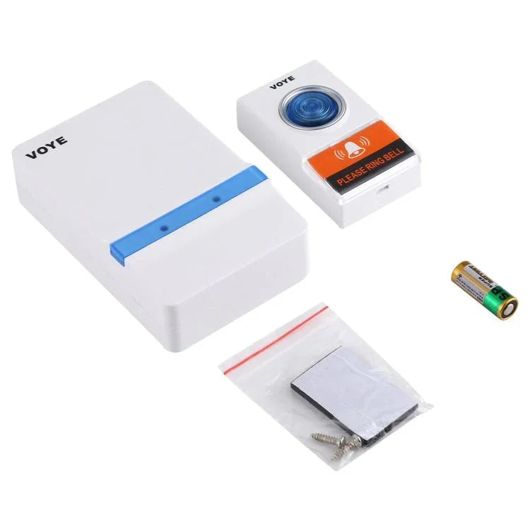 VOYE V012A Home Music Remote Control Wireless Doorbell with 38 Polyphony Sounds - Trustpick