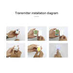 VOYE V012A Home Music Remote Control Wireless Doorbell with 38 Polyphony Sounds - Trustpick