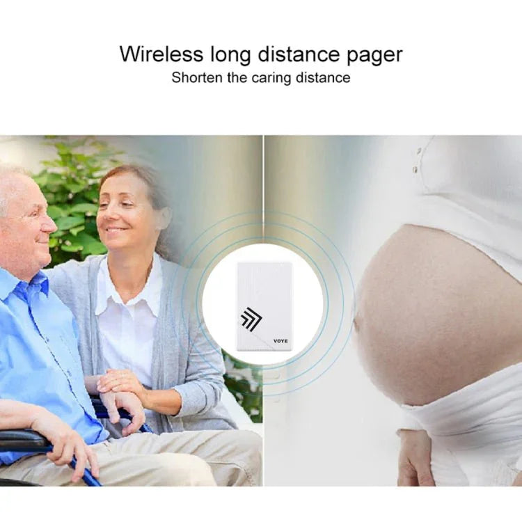 VOYE V022F Home Music Remote Control Wireless Doorbell with 38 Polyphony Sounds - Trustpick