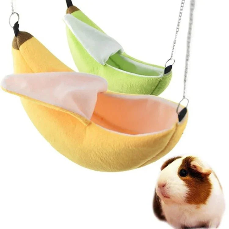 W4032 Hanging Swing Bed Banana Type Bed Small Nest Moon Bed for Small Animal - Trustpick