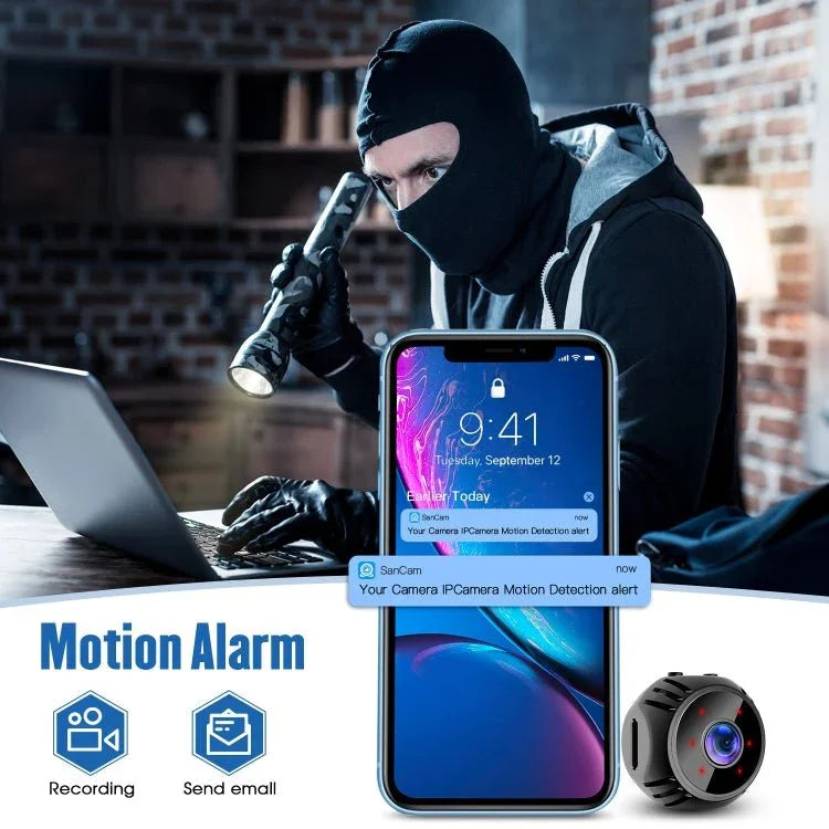 W8 Mini Camera HD 1080P Night Vision Battery Video Surveillance Wifi Smart Home Camera - Trustpick