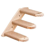 Wall Mounted Cat Climbing Frame Wooden Sisal Cat Jumping Platform Multi - Level Climbing Stairs - Trustpick