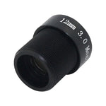 Weesee 3MP 12mm M12 26.2 Degree Horizontal Viewing Angle, F2.0 Fixed Lris IR Board CCTV Lens for HD Security Camera - Trustpick