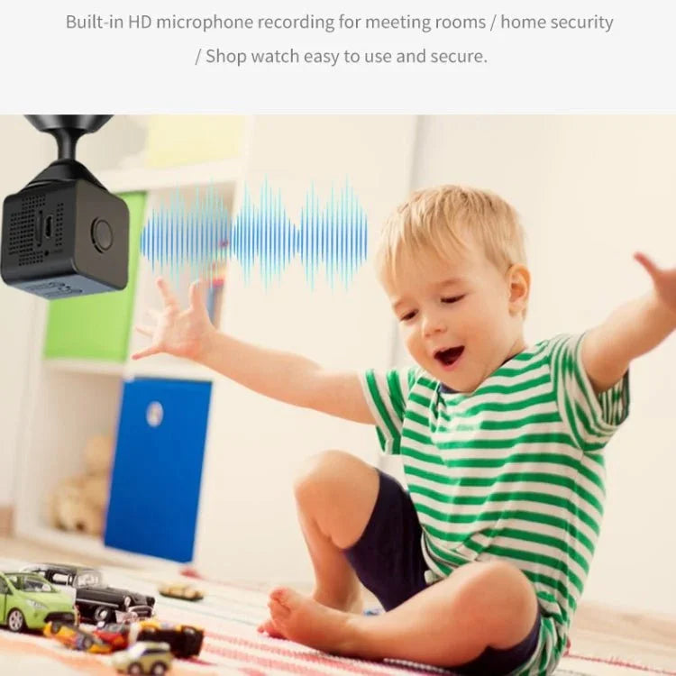 X1 1080P Small Cube Mini HD WiFi Camera, Support Infrared Night Vision & Motion Detection - Trustpick