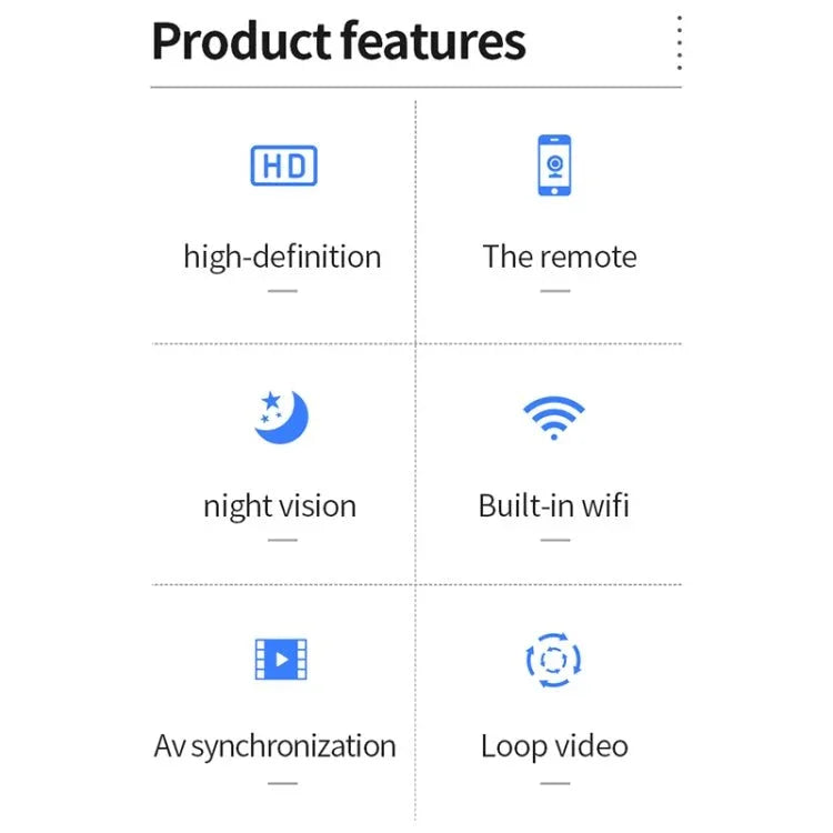 X2 Smart HD Mini WiFi Camera Support Night Vision & Motion Detection & TF Card - Trustpick
