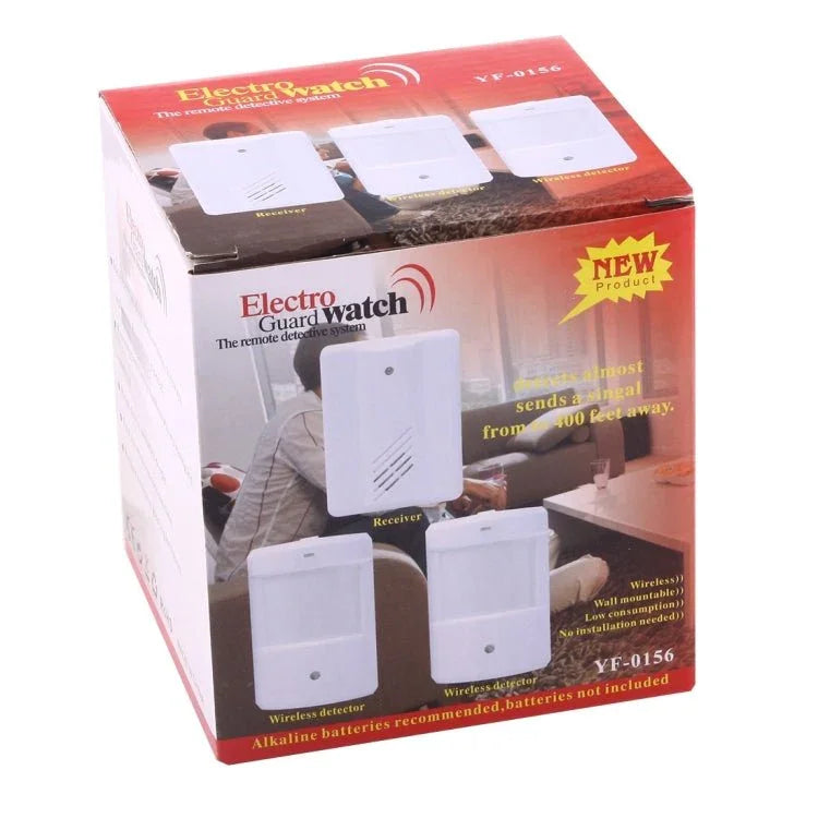 YF - 0156 1 to 2 Good Safe Wireless Electro Guard Watch Remote Detective System Kit for Home Office, 1 x Receiver + 2 x Detector - Trustpick