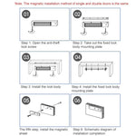 YH - 180D Double Door Magnetic Lock (180kg) - Trustpick